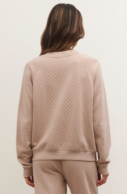 Z SUPPLY VOLT QUILTED SWEATSHIRT