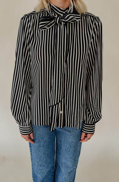 THE BAILEY TIE FRONT BLOUSE
