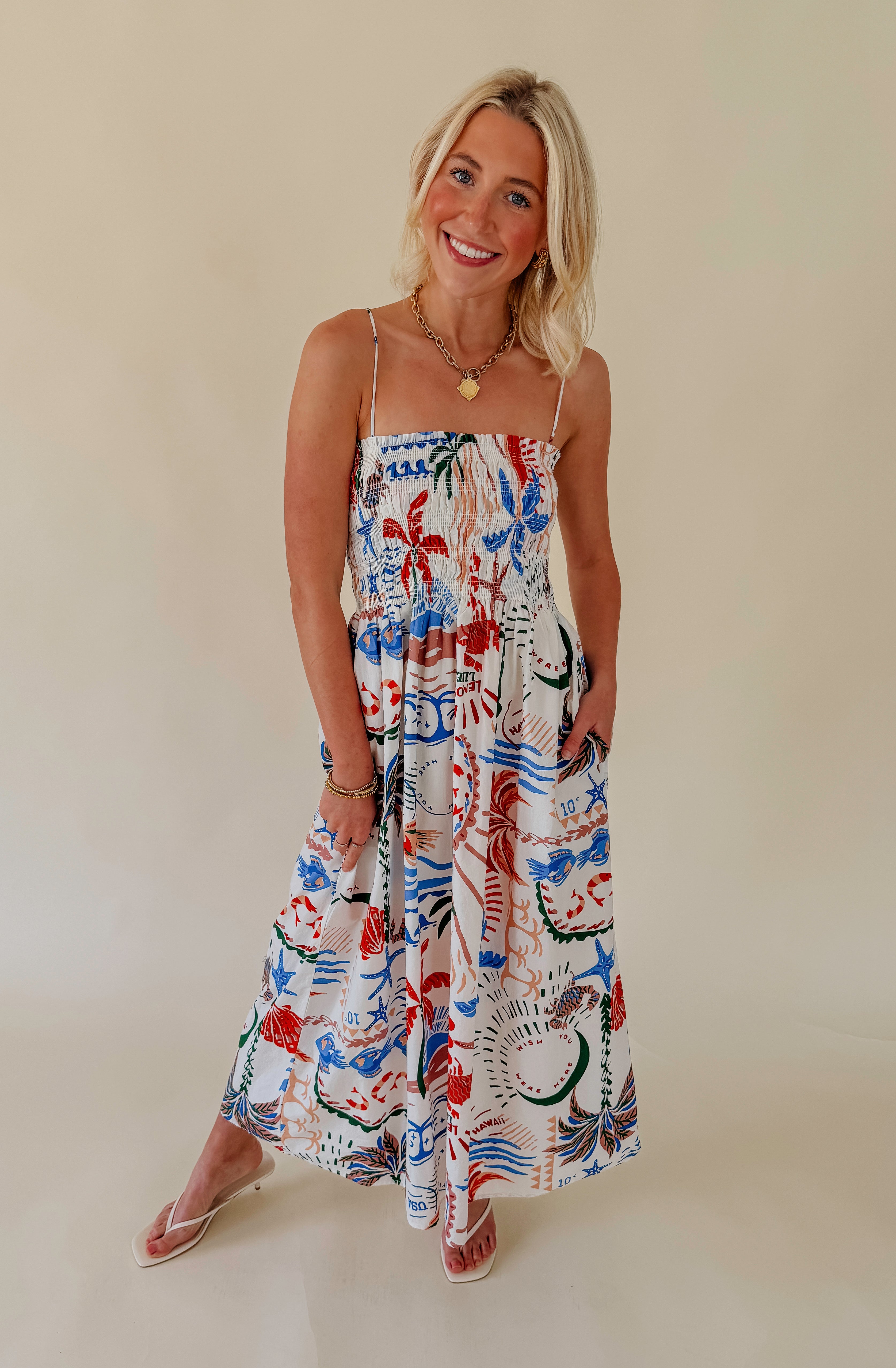 Z SUPPLY CORNELIA GETAWAY MIDI DRESS