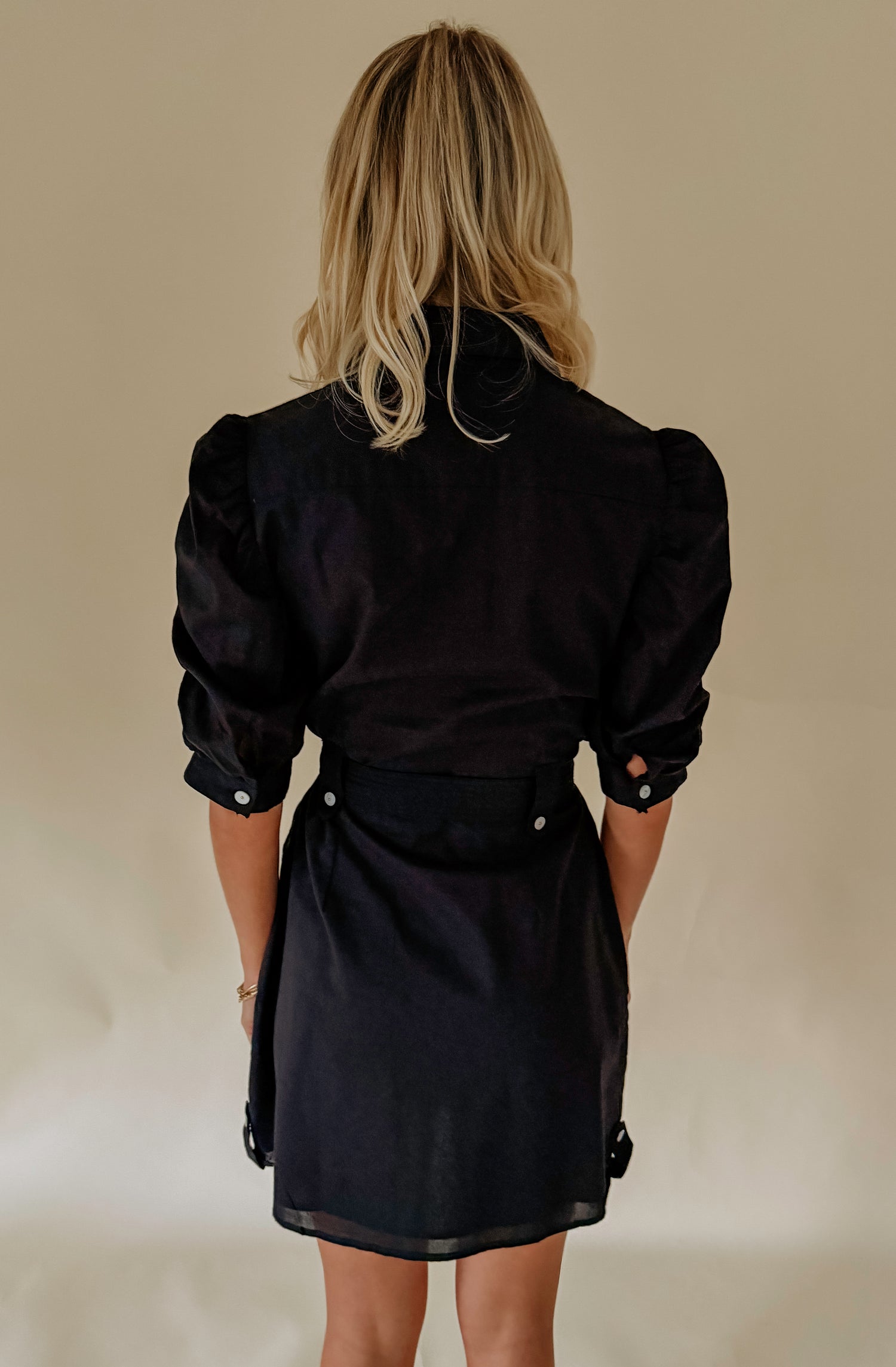 CIEBON LUCY EMBROIDERED MINI DRESS
