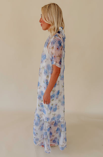 MAIN CHARACTER MOMENT SHEER MIDI DRESS