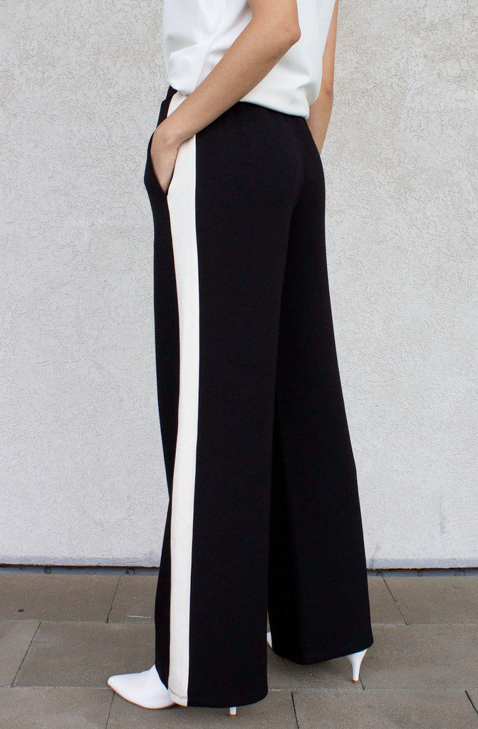 THE ADDY SIDE STRIPED WIDE LEG PANT