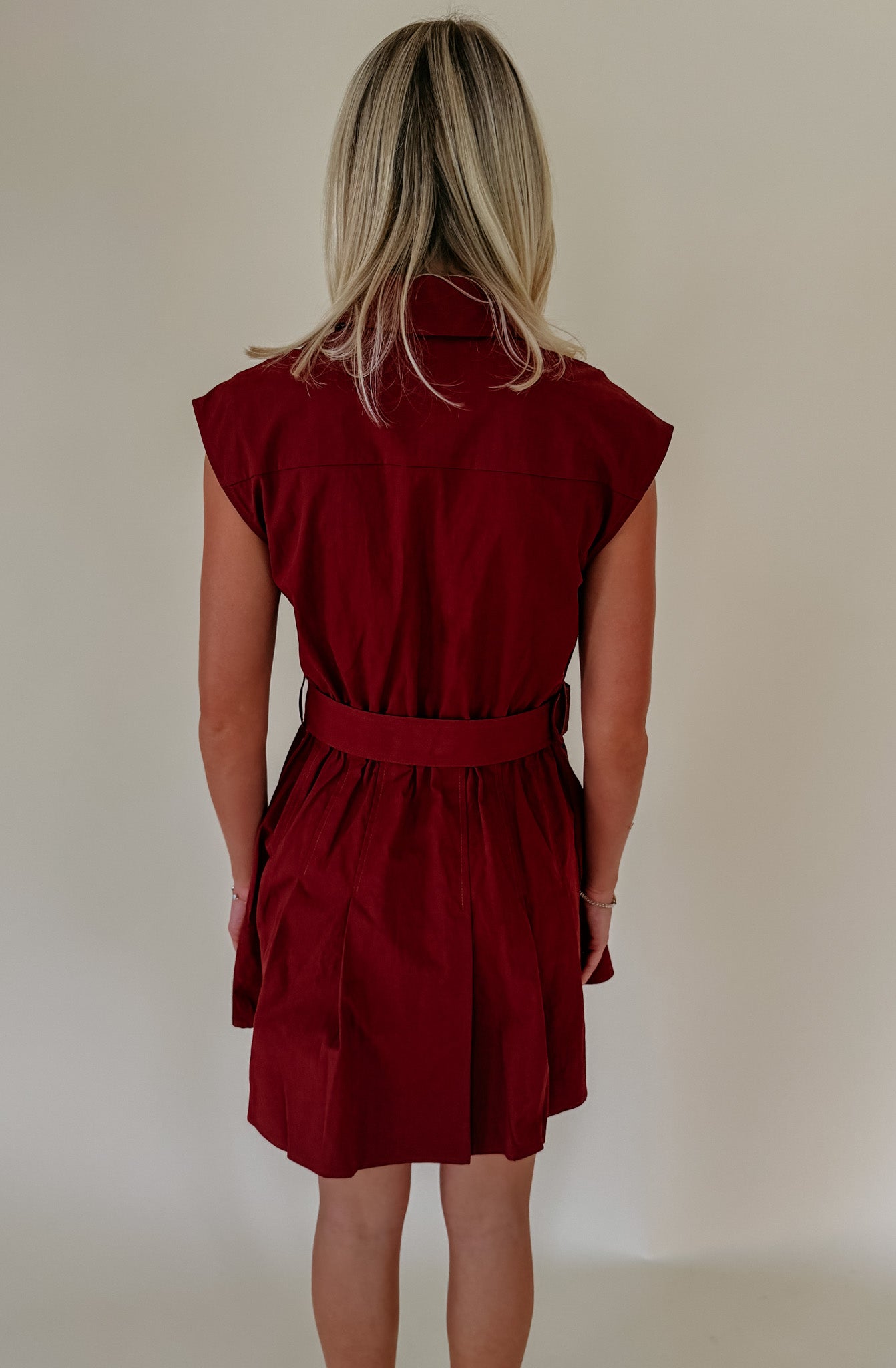 DONNA BELTED SHIRT DRESS
