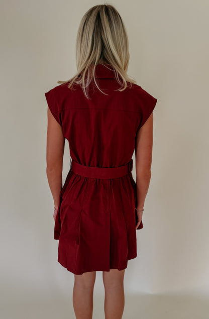 DONNA BELTED SHIRT DRESS