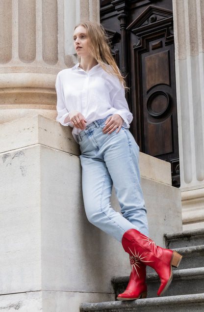 STIVALI MOONRISE BOOT IN RED