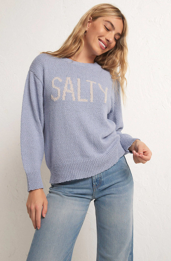 Z SUPPLY WAVES AND SALTY SWEATER