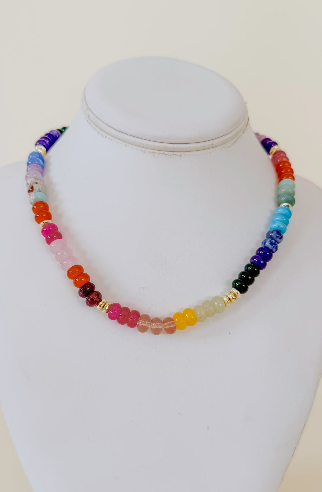 KERRY BEADED MULTI COLORED NECKLACE