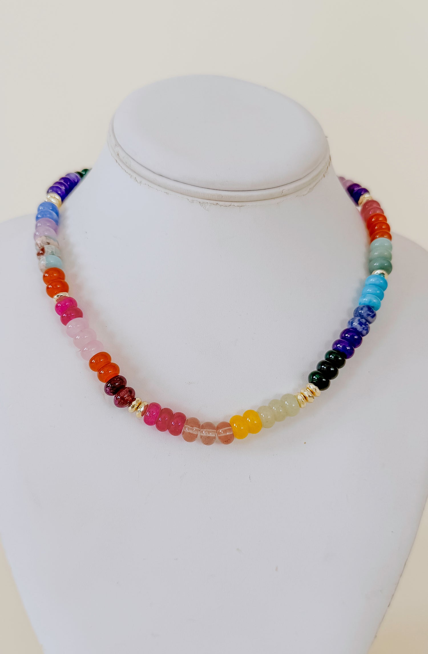 KERRY BEADED MULTI COLORED NECKLACE