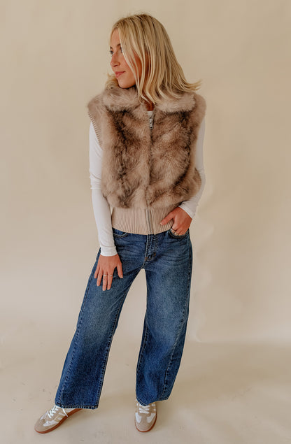 HEARTLOOM AYRA FAUX FUR VEST