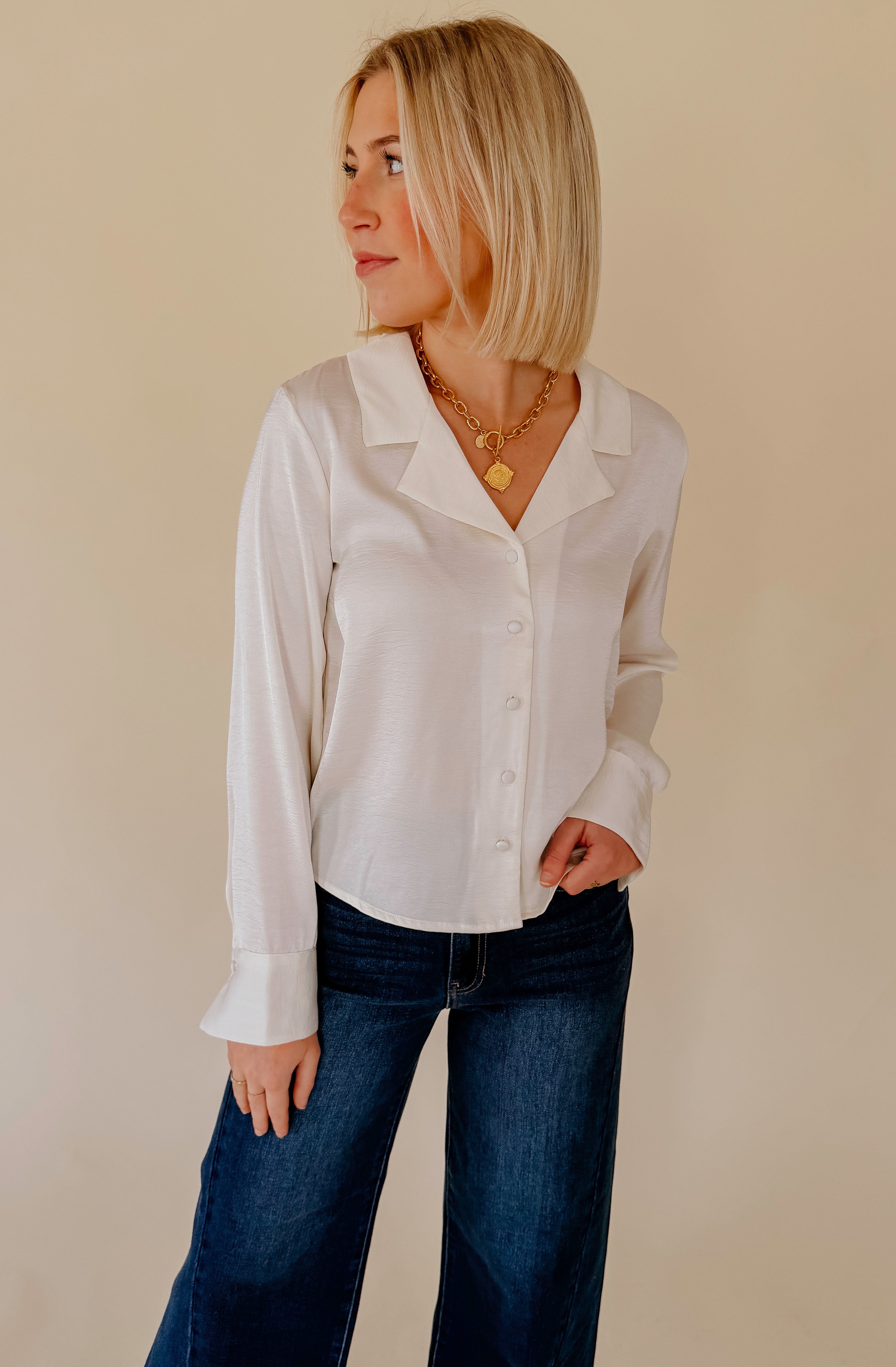 Z SUPPLY ANA SATIN TOP