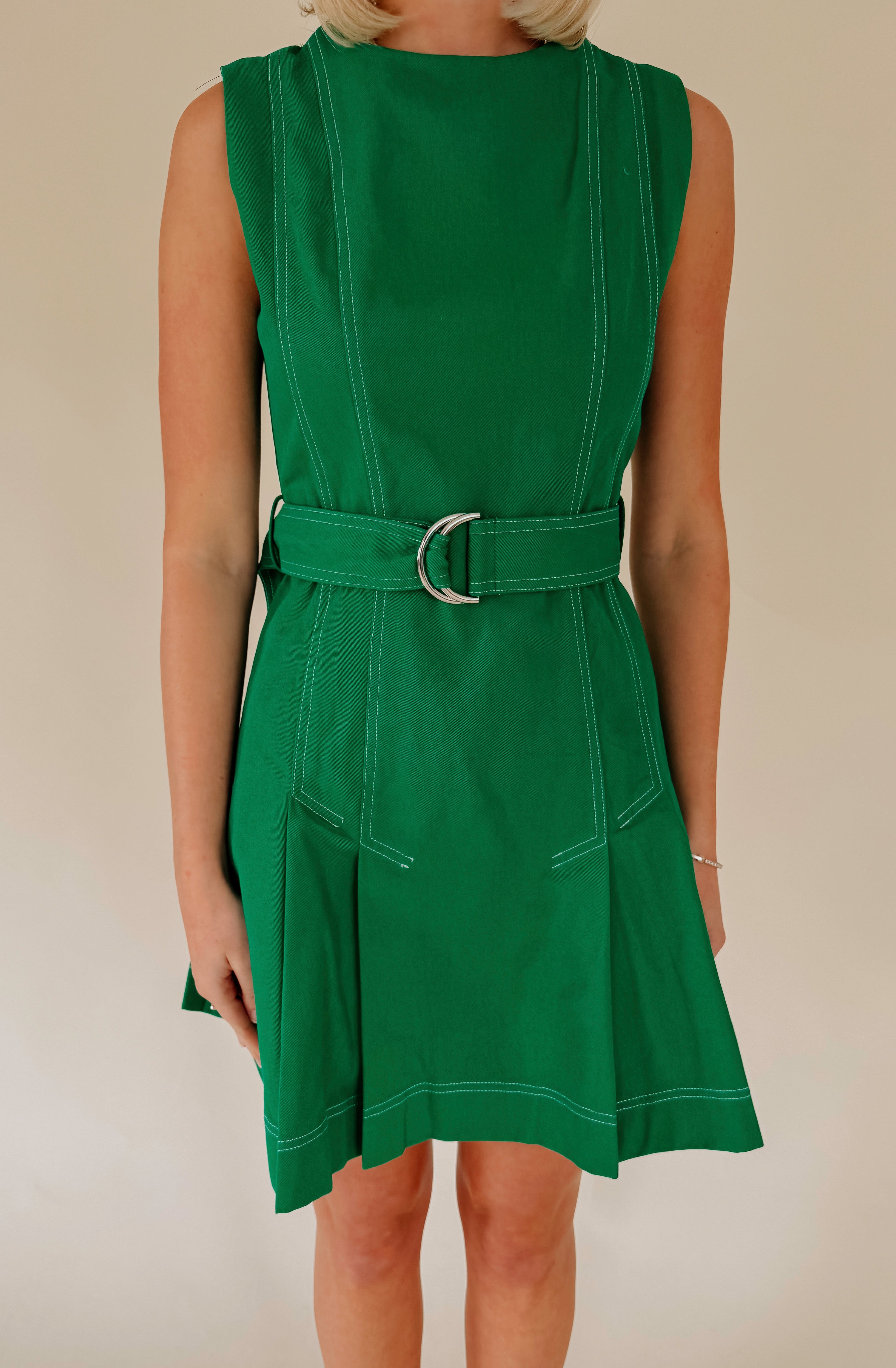 GOOD TIMING BELTED DRESS