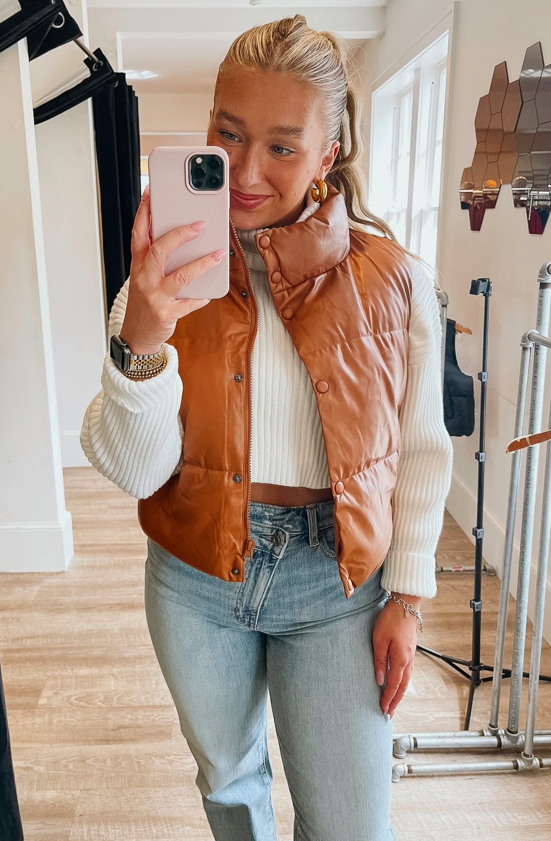 VEST OF BOTH WORLDS PUFFER VEST