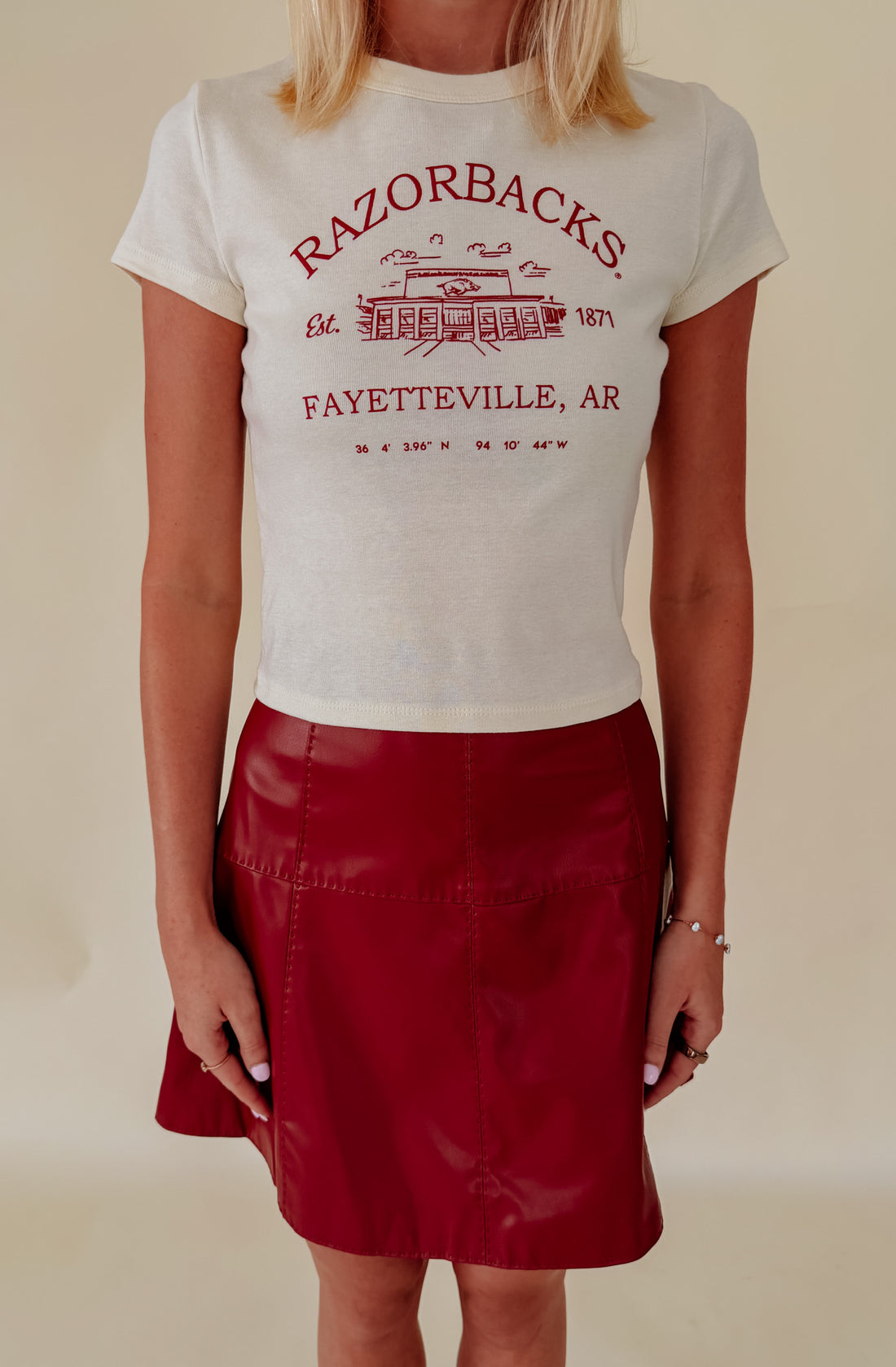 RAZORBACK STADIUM MICRO TEE
