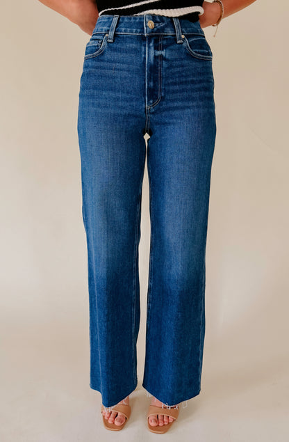PAIGE ANESSA 31&quot; RAW HEM DENIM