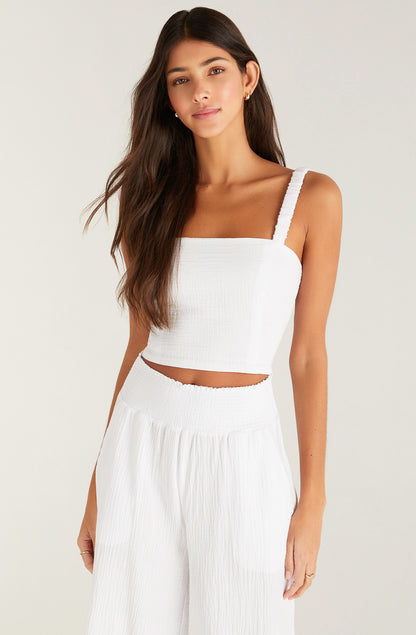 Z SUPPLY CAMBRIA GAUZE TOP