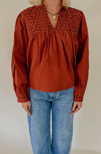 THE ANNELIESE BLOUSE
