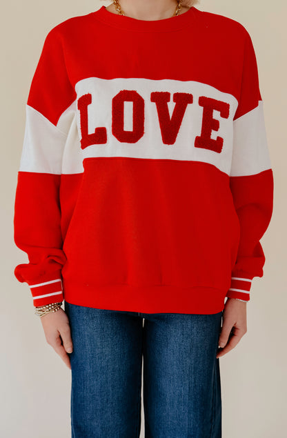 Z SUPPLY OVERSIZED LOVE SWEATSHIRT