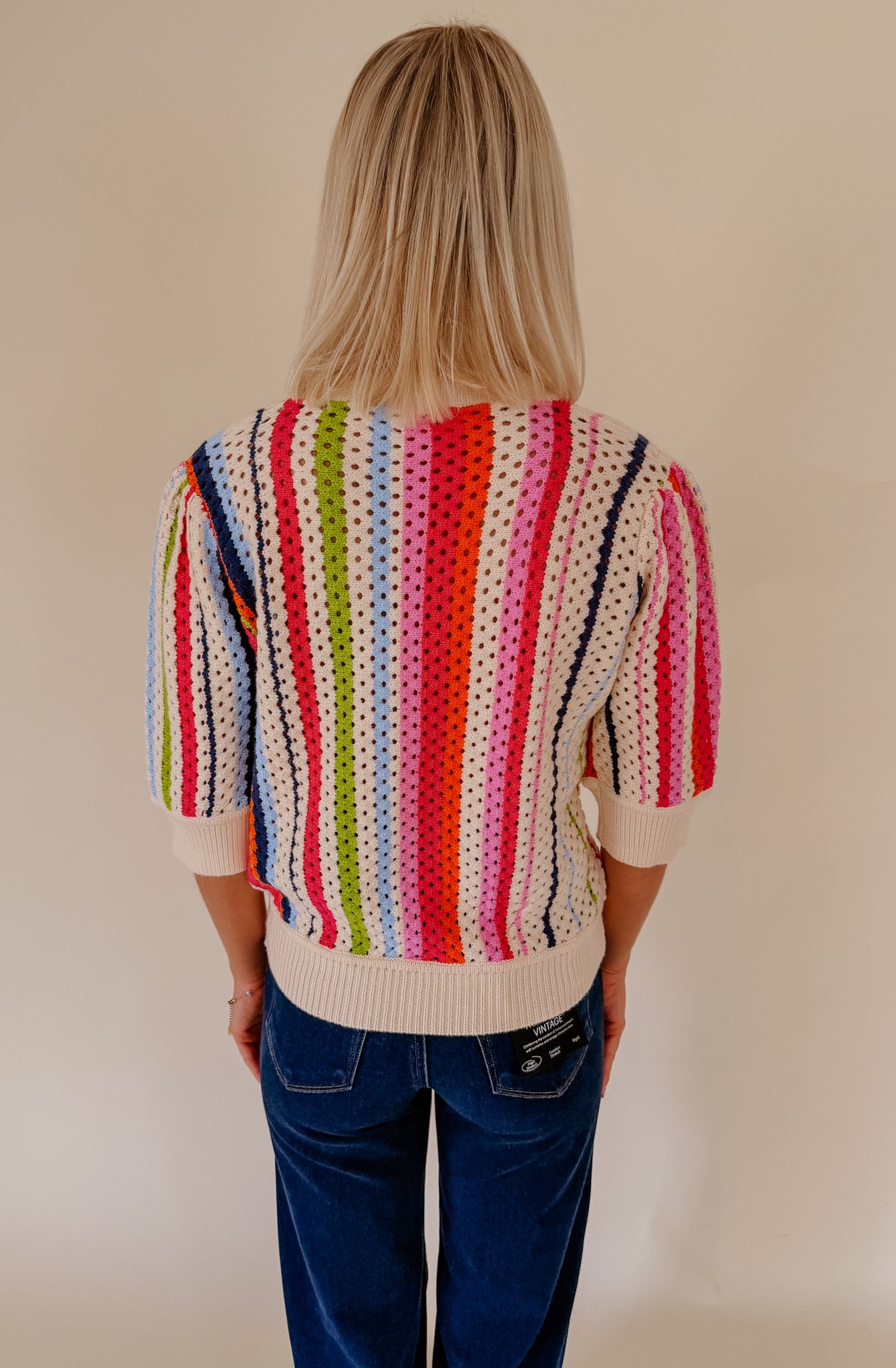THE CAITLYN OPEN KNIT SWEATER