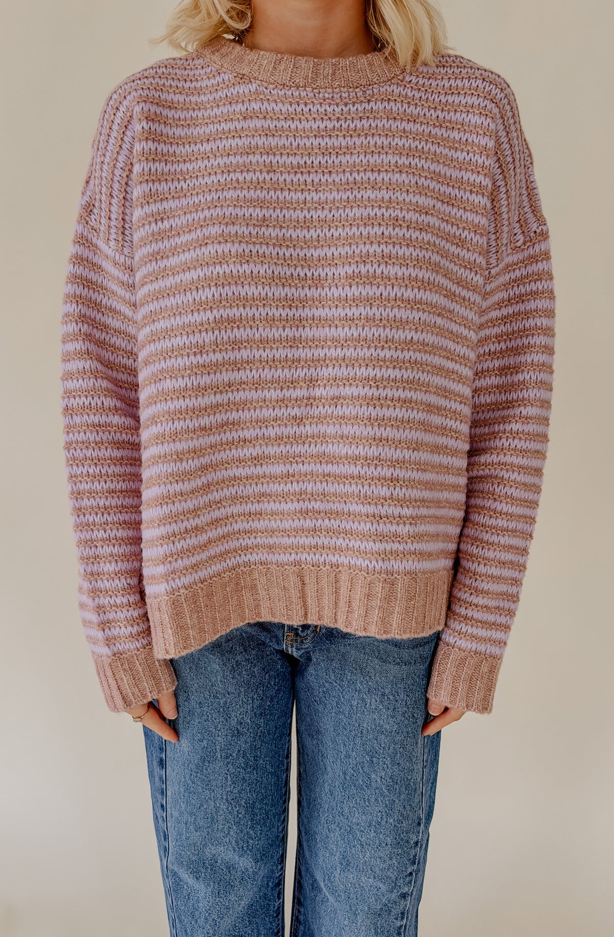 MAUVE SWEATER TOP