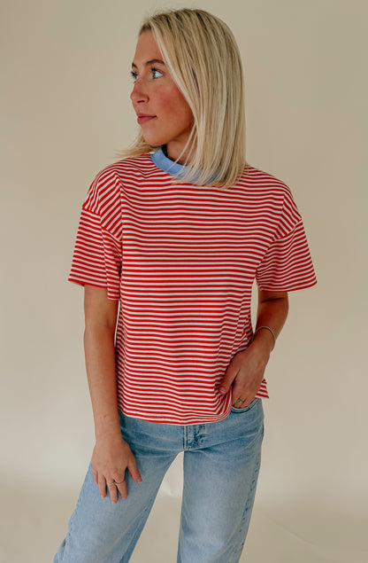 THE CELESTE STRIPED TEE