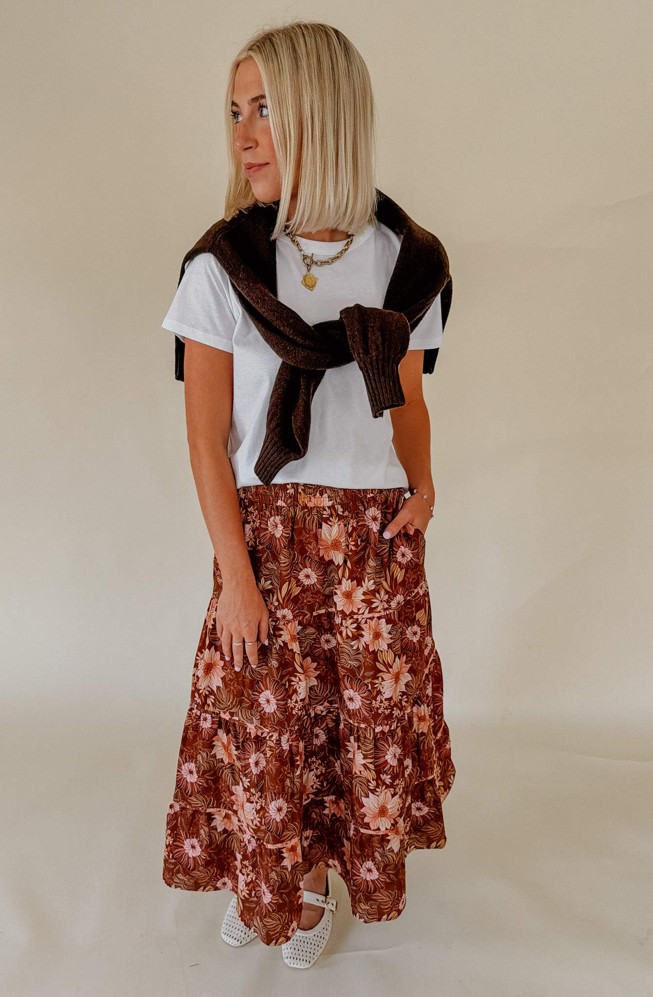 FALL BLOOMS MAXI SKIRT