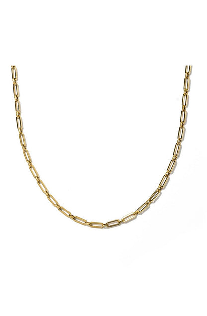 BRENDA GRANDS PAPERCLIP CHAIN NECKLACE