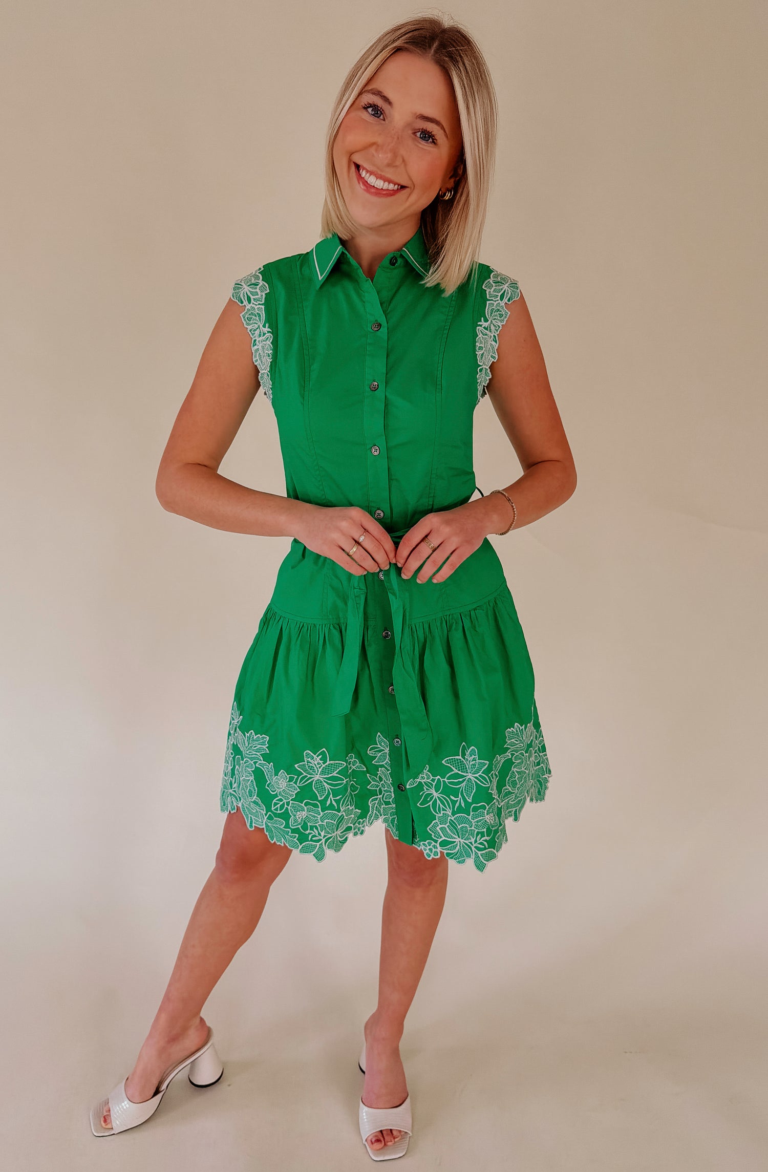 BETTER BY DAY BUTTONED DRESS