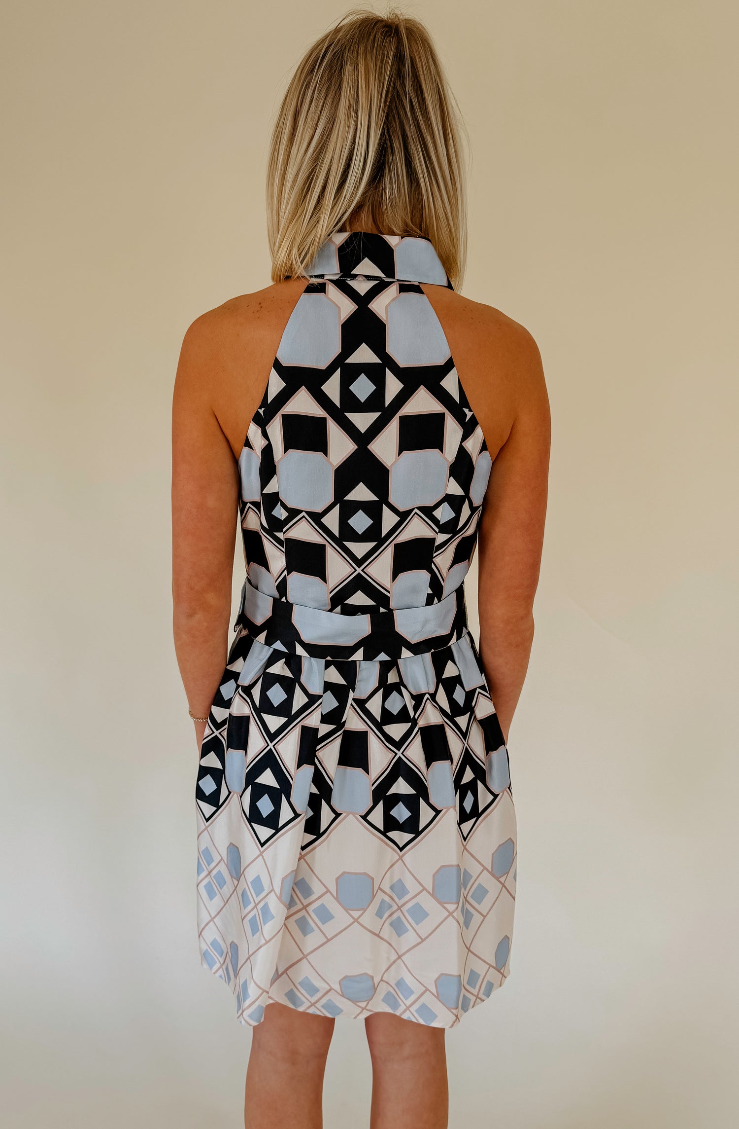 LAVENDER BROWN RAYNA DRESS