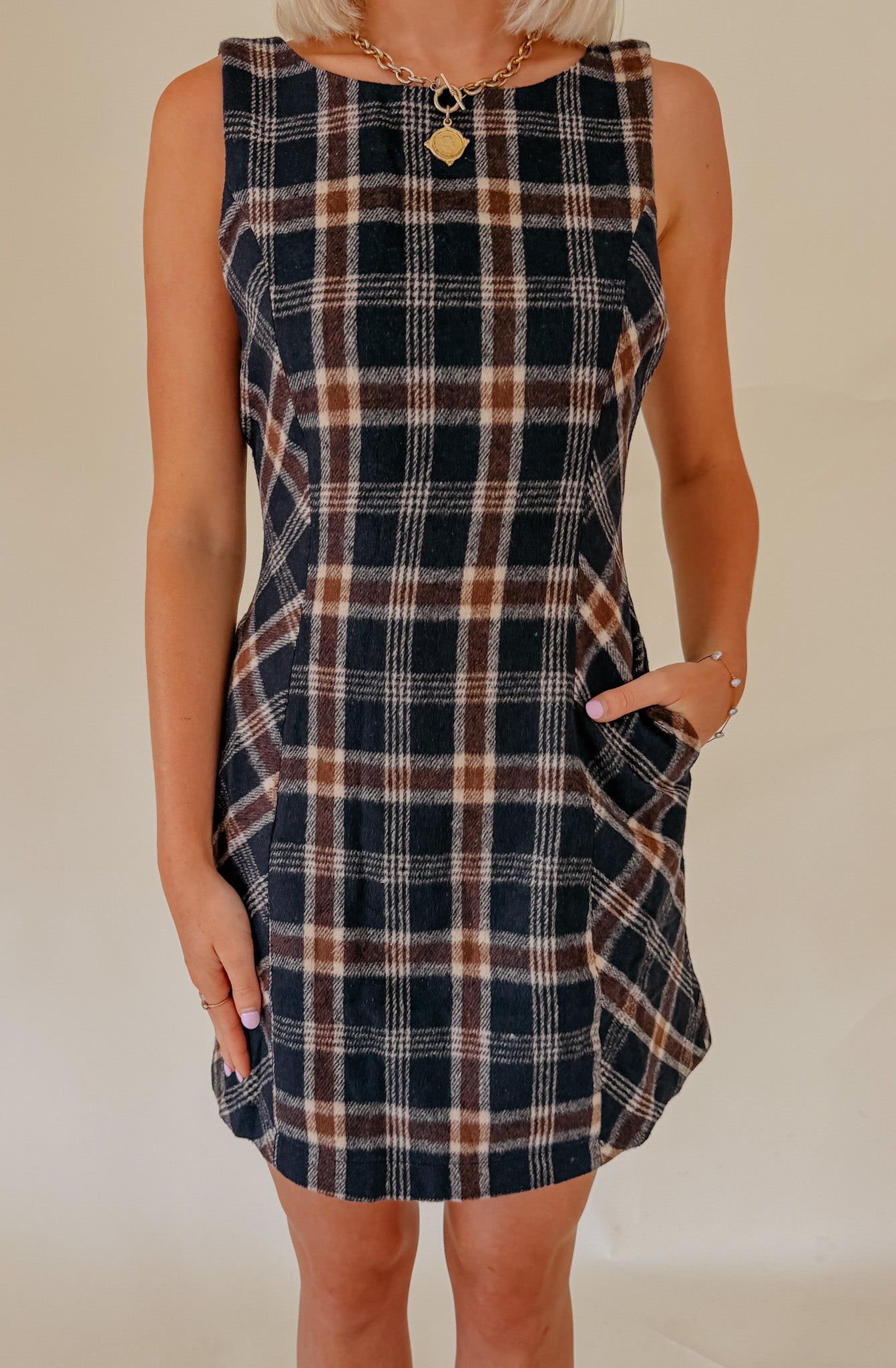 GET A CLUE MINI DRESS