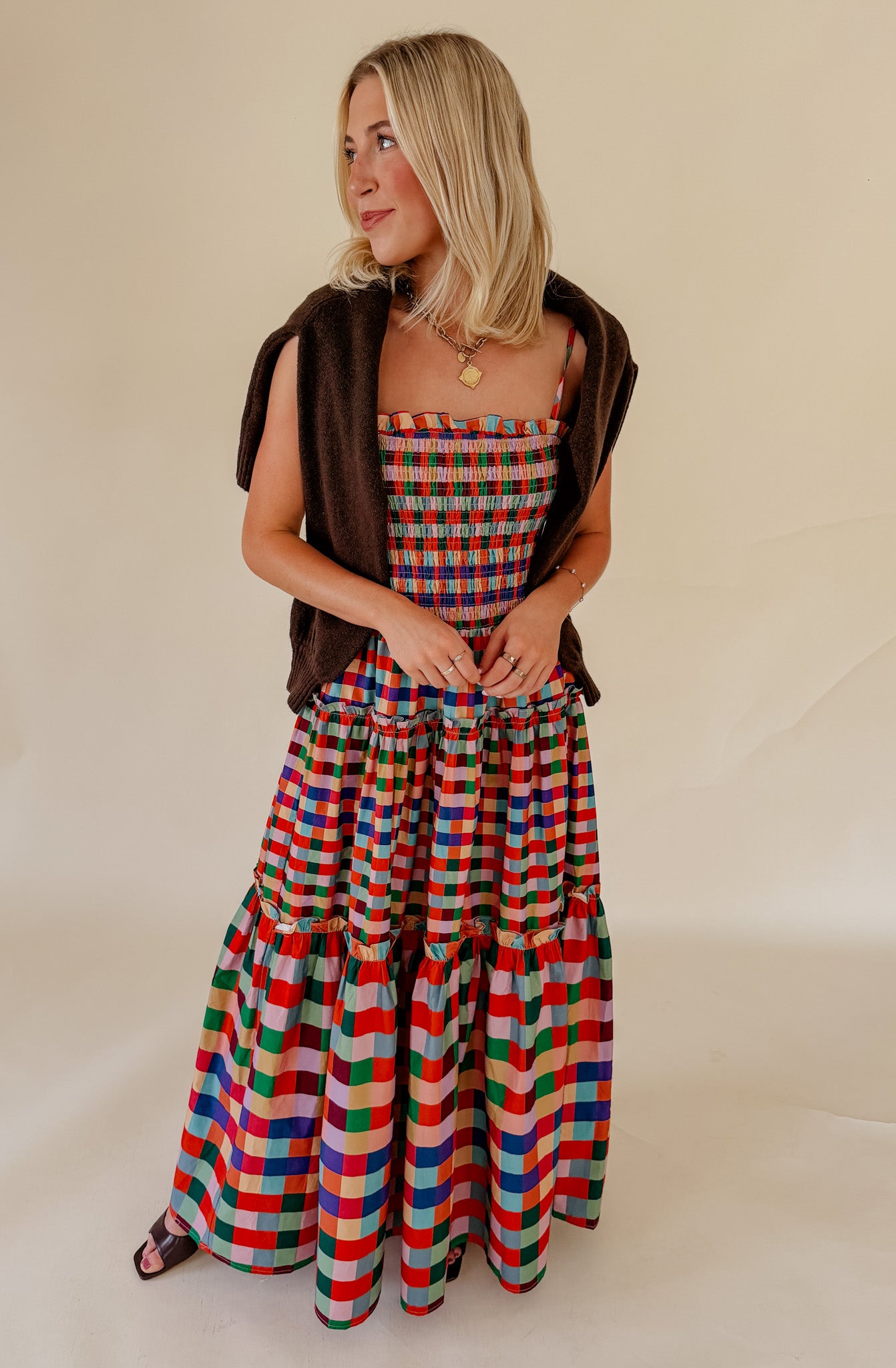 COLOR ME HAPPY MIDI DRESS