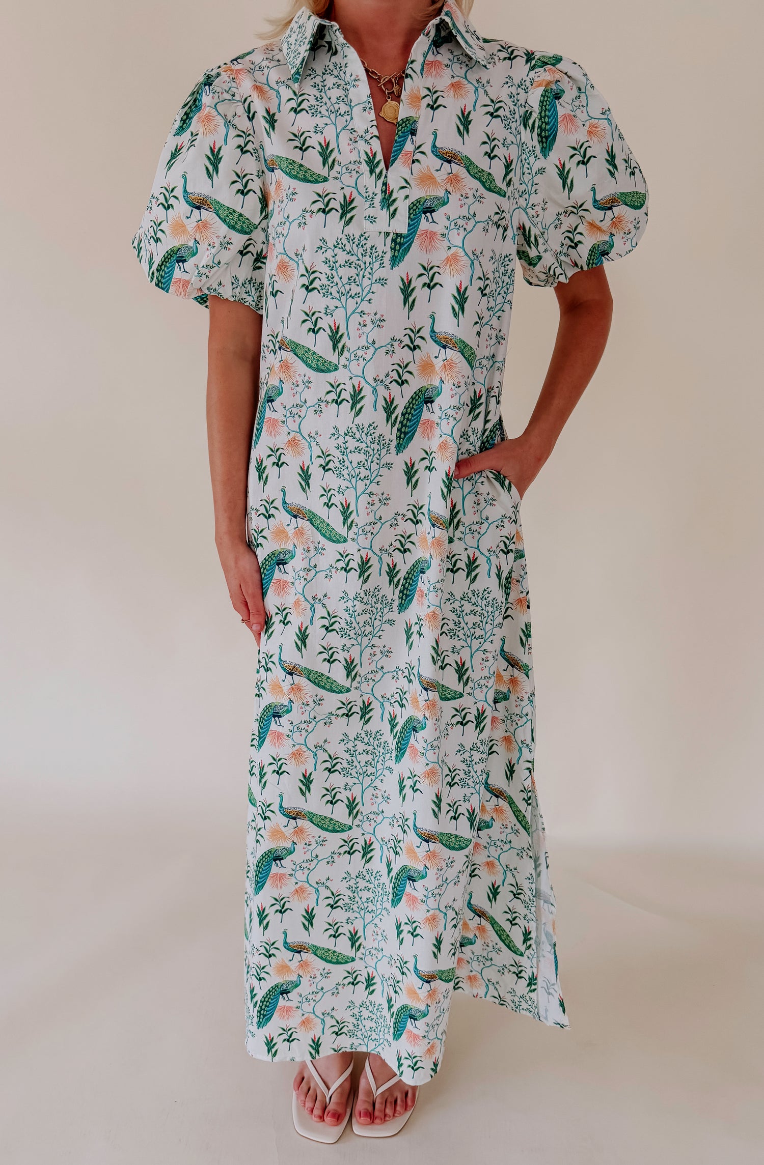 THE CECELIA SHIFT MIDI DRESS