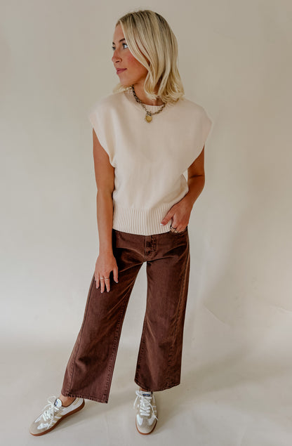 THE MIKAYLA KNIT SWEATER TANK