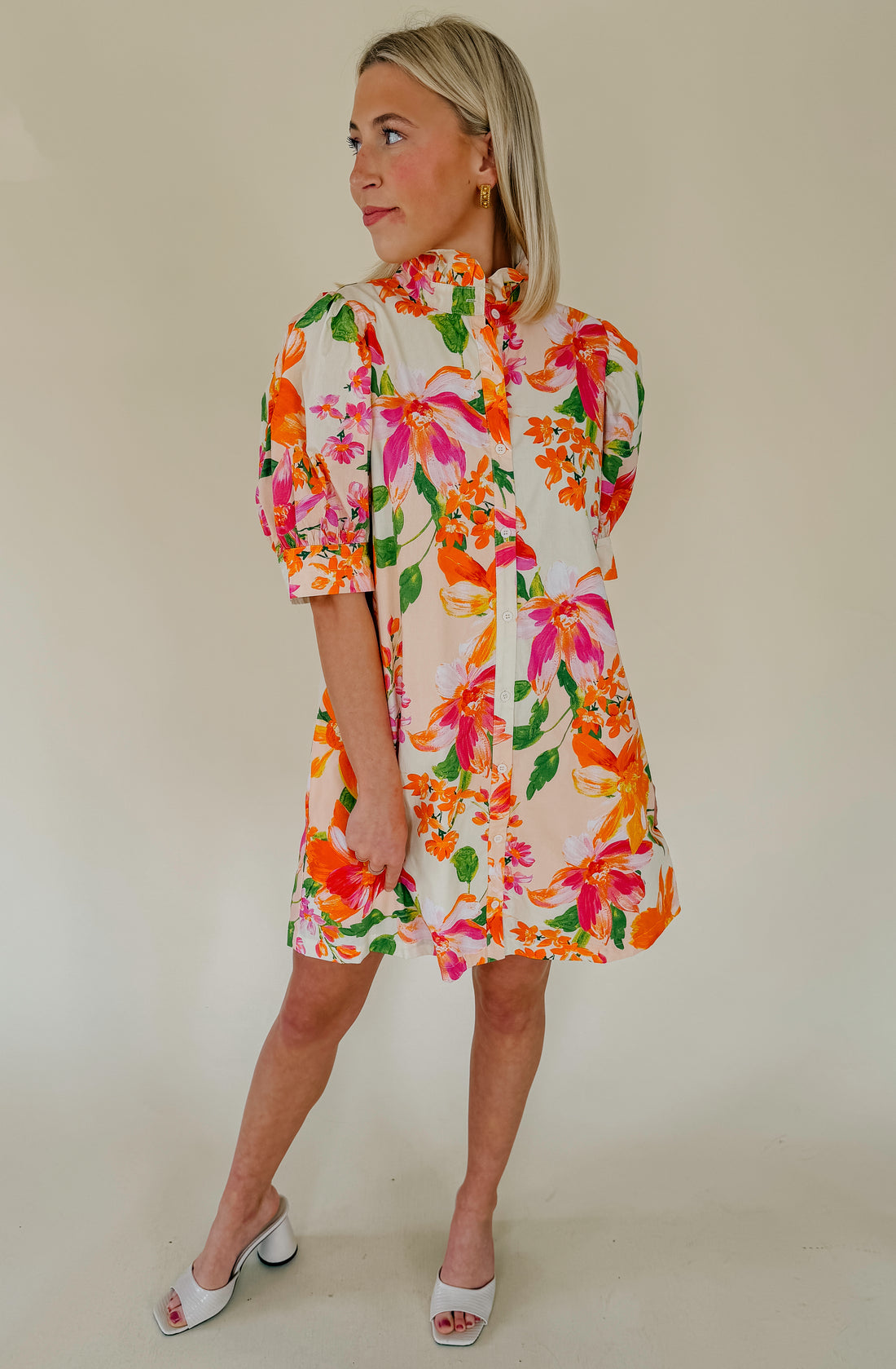 IN SEASON FLORAL SHIFT DRESS