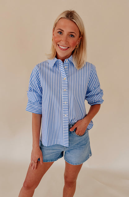 THE MAREN BUTTONED BLOUSE