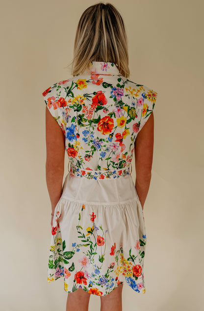 THE LAUREN BUTTONED DRESS