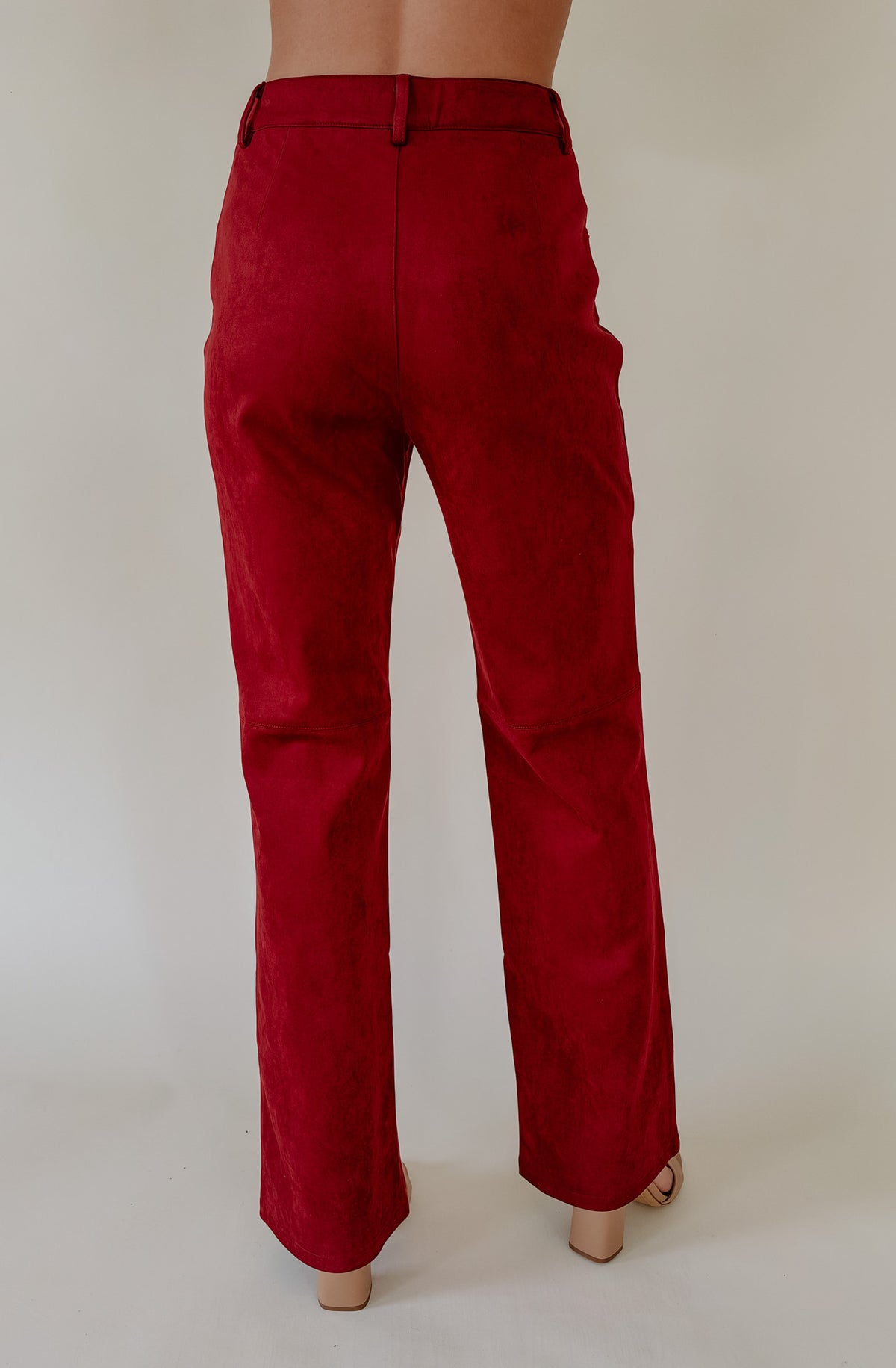 LUCY PARIS VEA FAUX SUEDE PANT