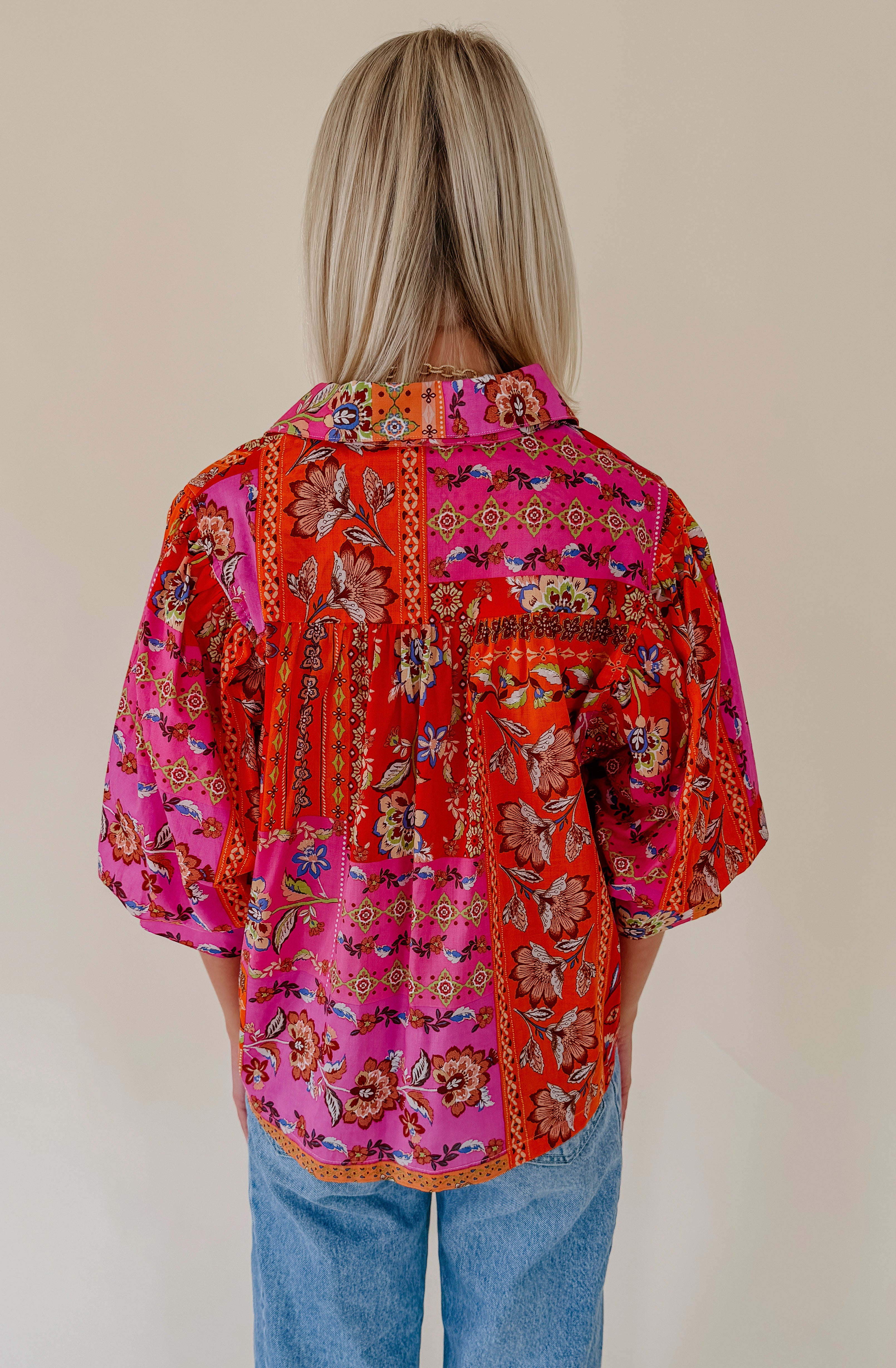 THE ROSALIA BUTTONED BLOUSE