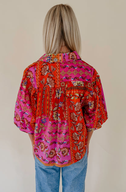 THE ROSALIA BUTTONED BLOUSE