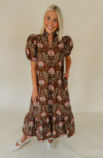 THE LORELEI SHIFT MIDI DRESS