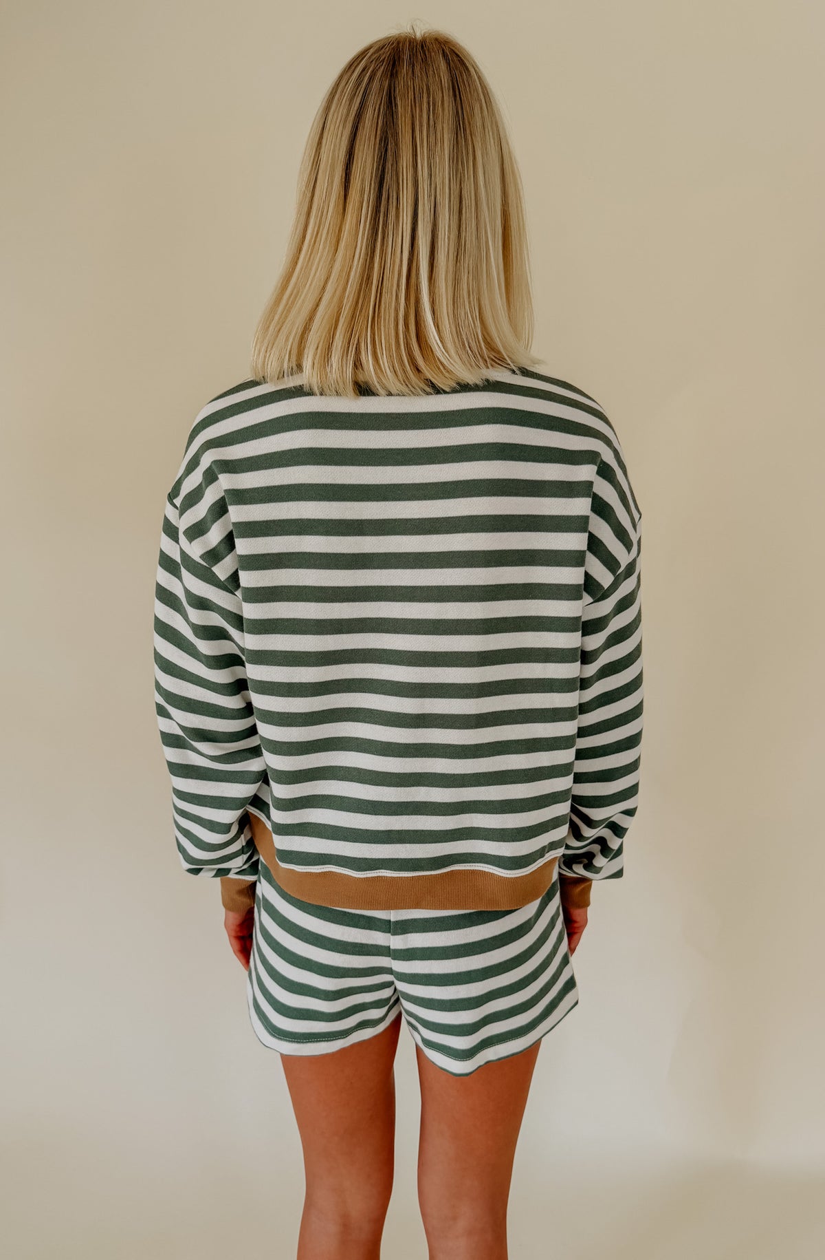Z SUPPLY LOW KEY STRIPE SWEATSHIRT