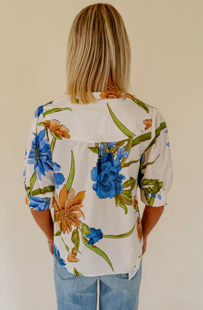 TROPIC CITY PRINTED BLOUSE