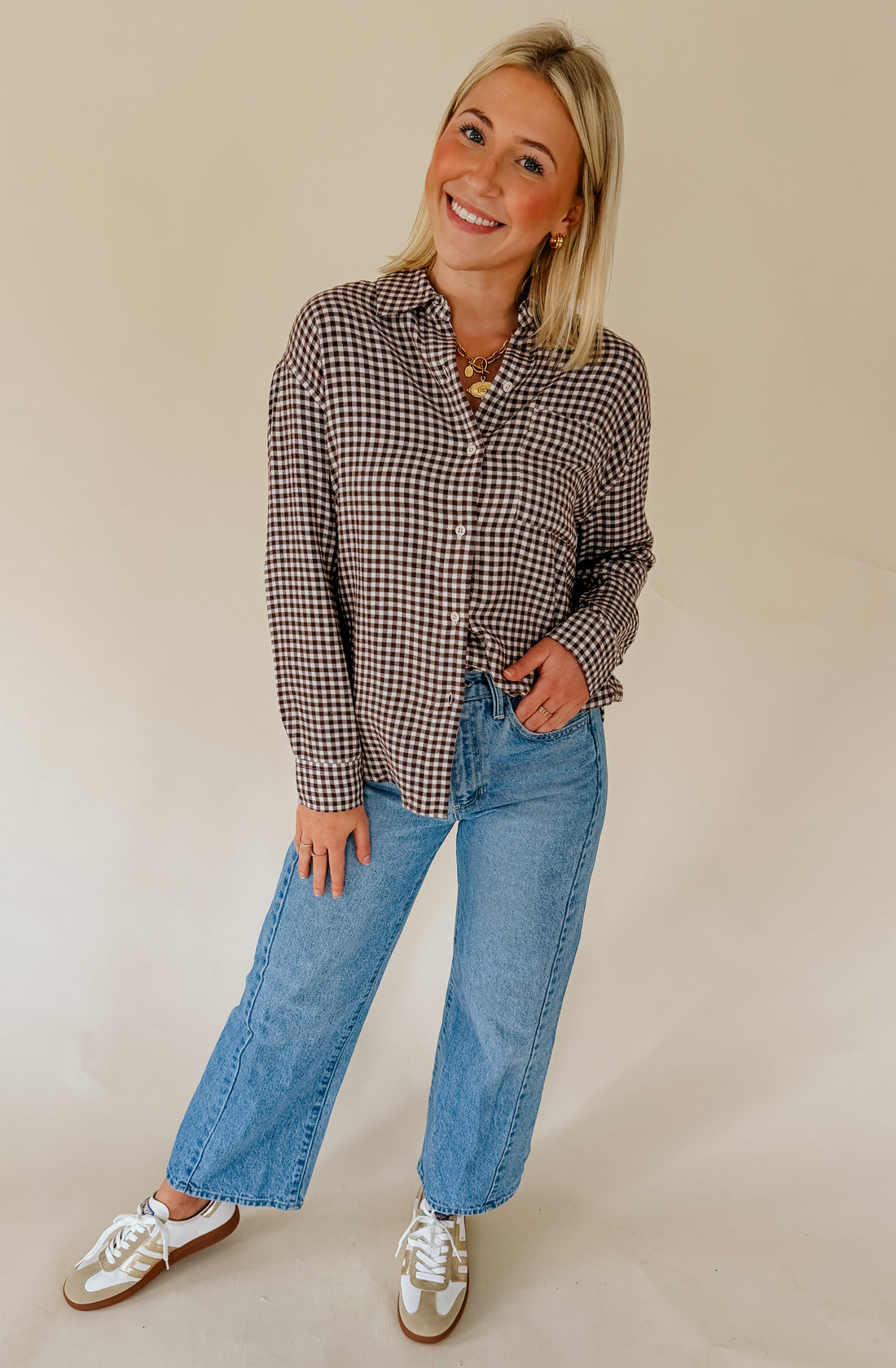 Z SUPPLY RIVER PLAID BUTTON UP