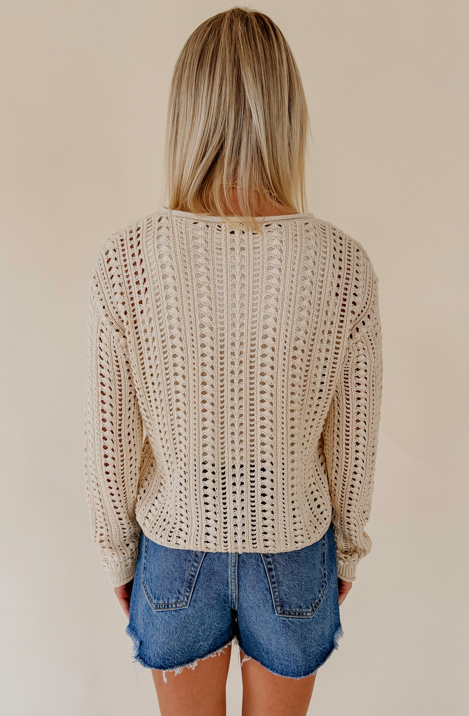 Z SUPPLY UPLAND CROCHET SWEATER