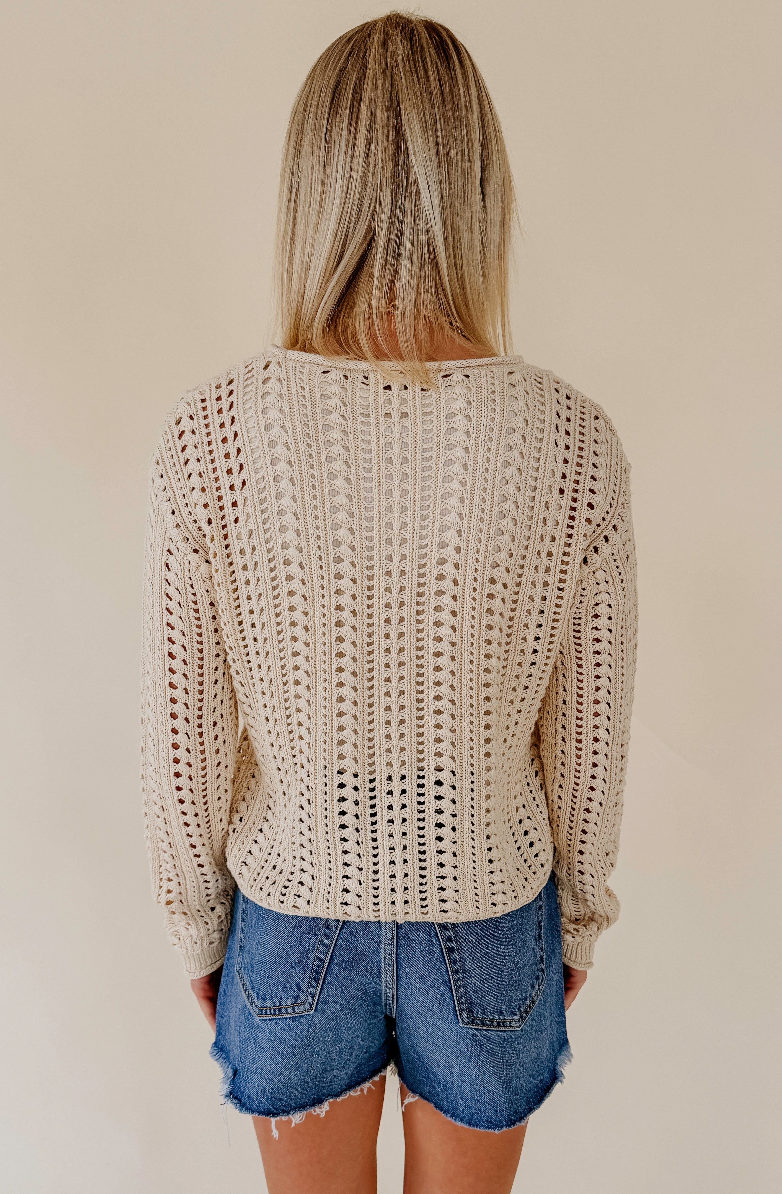 Z SUPPLY UPLAND CROCHET SWEATER