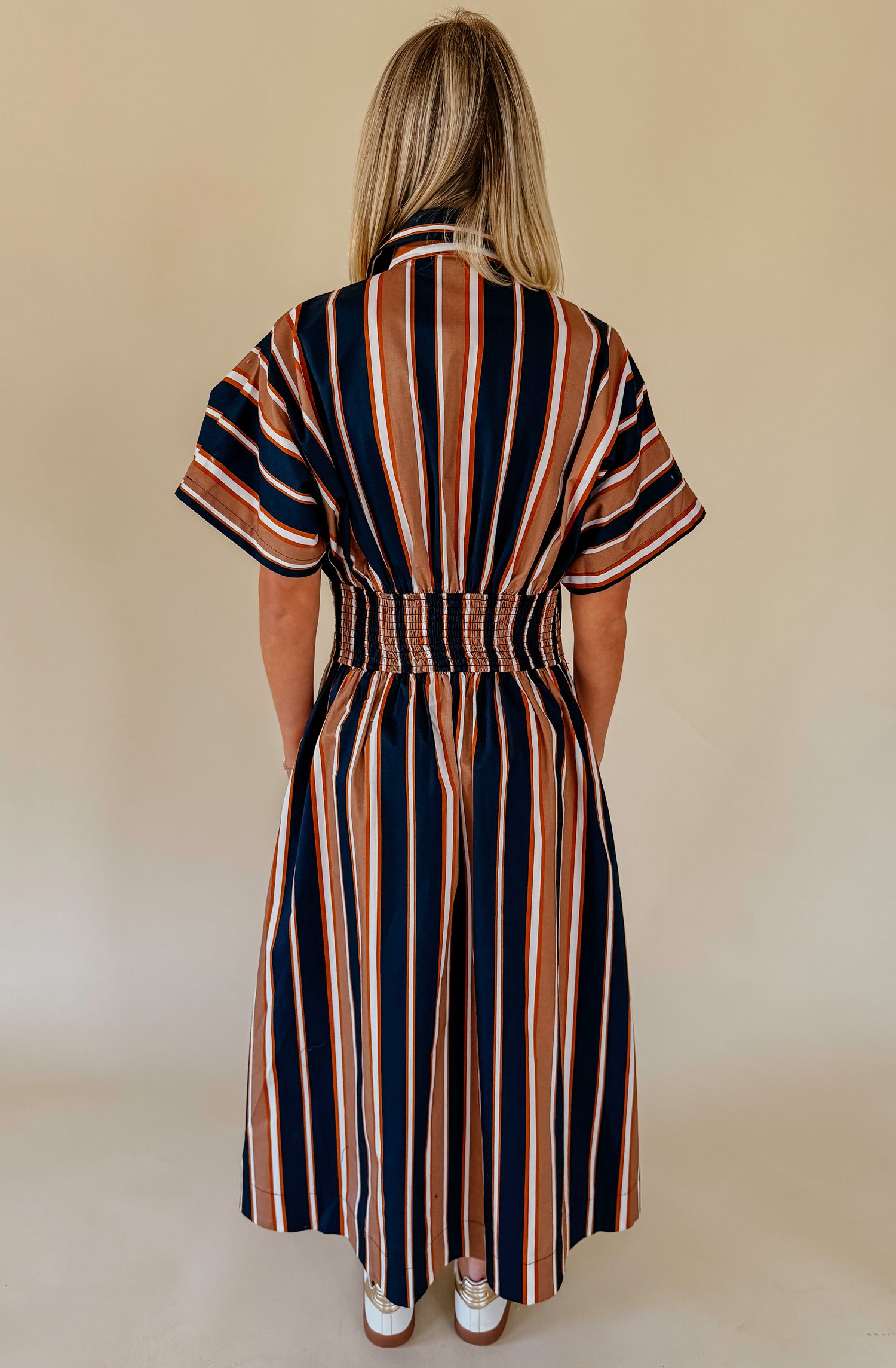 BLENDS WELL STRIPED MIDI
