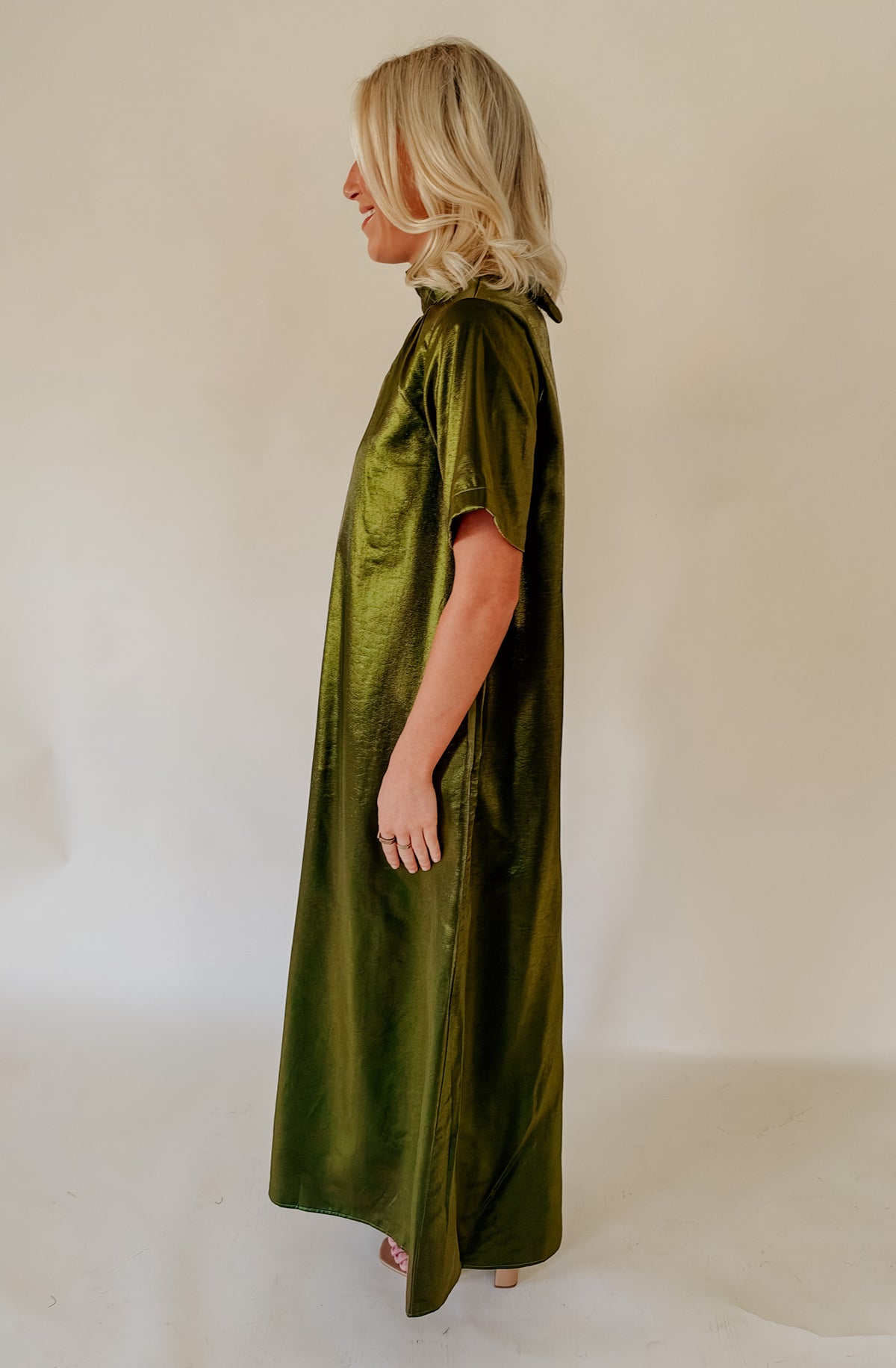 GREEN WITH ENVY MAXI DRESS