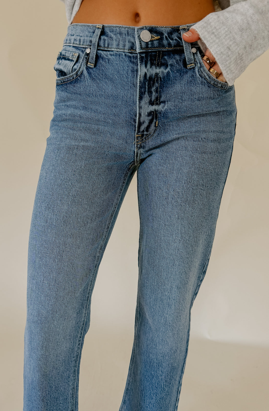 JUST BLACK CLASSIC STRAIGHT LEG DENIM