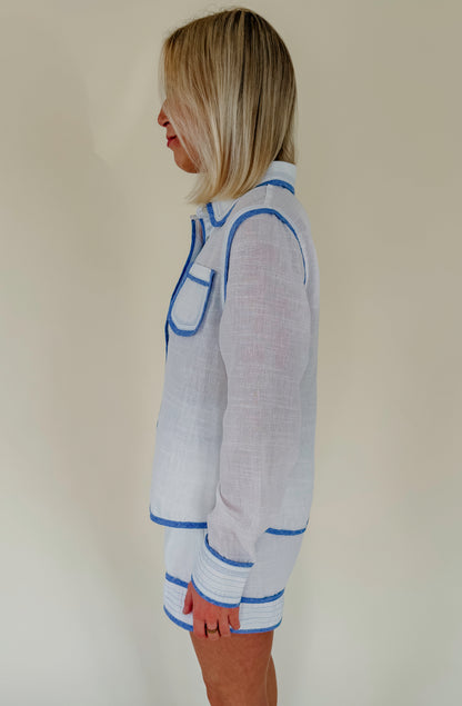 OCEAN FRONT BUTTON DOWN