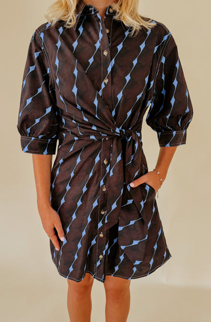 SET SAIL BUTTONED DRESS