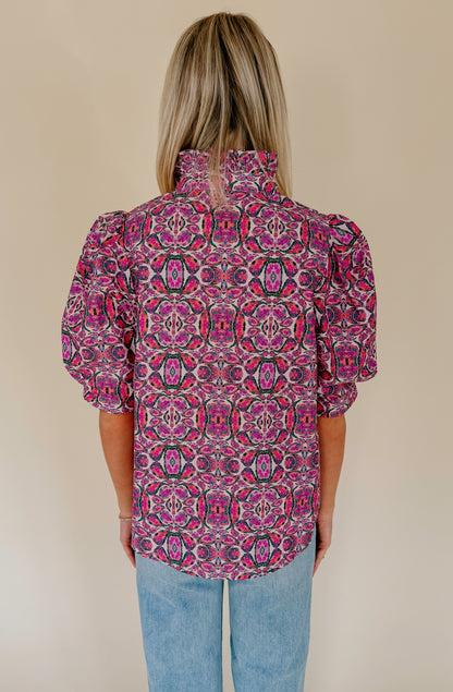 KENNEDY BUTTONED BLOUSE